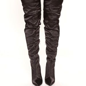 NEVER WORN Public Desire over the knee waist high boots.